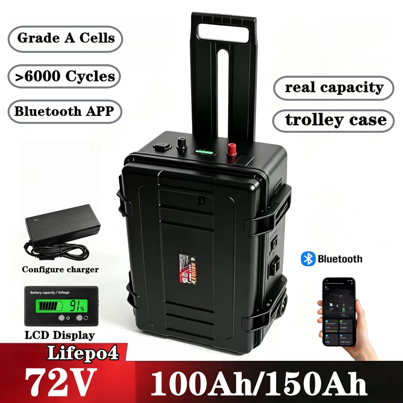 72V Waterproof LiFepo4 Lithium - огляд і ціна Lifepo4 72V 100Ah Battery Pack Ev